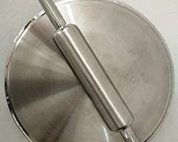 Steel chakla belan stainless steel roti roller pin and pastry board