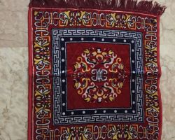 Asan multicolour Pooja asan 24×24 Inches