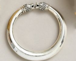 Silver kada Solid chandi ka kada chandi ka thoss kada 105gm