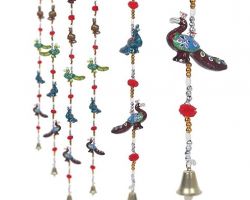 Door hanging handmade wall hanging latkan  bird door hanging set of 2