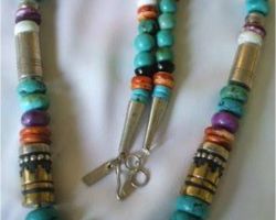 Stone beads necklace multicolor stone necklace