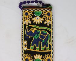 Handmade mobile pouch virasat