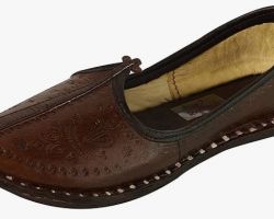 Camel leather juti  jaisalmer for men