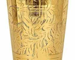 Brass tumbler Brass glass10 inches big size 1200ml capacity peetal ka glass