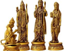 Ram darbar idols 12 inches in brass peetal ka  ram darbar Ramdarbar
