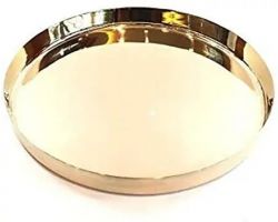 Bronze dinner plate  kansa ki thali royal 8 inches