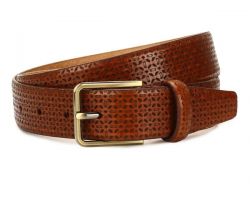 Belt camel leather for mens crust