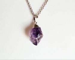 Amethyst Pendant Natural Amethyst Raw pendant