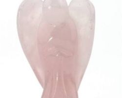 Angel rose quartz 2.5 inches