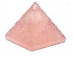 Pyramid rose quartz 4×4cm natural rose quartz Pyramid