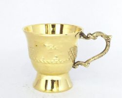 Brass tea cup royal peetal ka cup