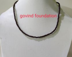 Chandan kanthi mala sandalwood neck mala small beads single round