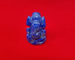 Lapis lazuli ganesh idol  2 inches