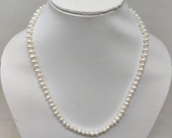 Pearl necklace semi precious pearl necklace