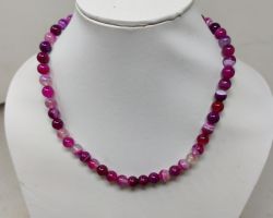 Natural red  purple stone necklace multipurple colour necklace