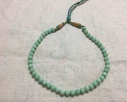 Quartz Beads Mala - sea green 03