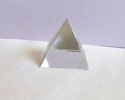 Crystal Pyramid sphatik Pyramid reiki healing crystal piramid 1 inches