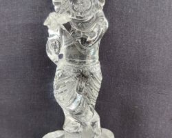 Sphatik krishna idol crystal krishna idol sfatik krishna murti 2.5 inches