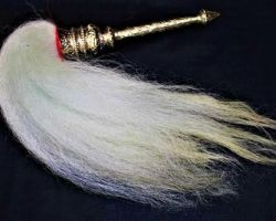 Chamar yak tail whisk Chanvar chavar chanwar 15 inches