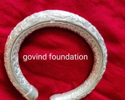 Silver kada Bracelet solid silver kada chandi ka thoss kada designer 205gm