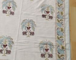 Dohar AC quilt double bed cotton handblock organic premium quality soya