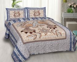 Bedsheet Cotton double bed Rajasthani print  dancing