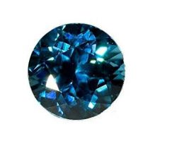 Zircon jerkin Jarkan blue round American diamond