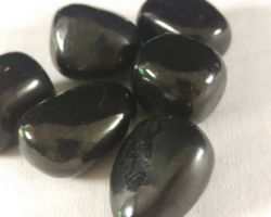 Shungite stone shungite tumbled  miracle stone set of 4