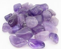 Amethyst tumbled natural Amethyst methyst stone pebbles 150gm