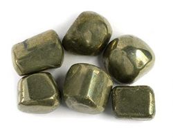 Golden Pyrite  tumbled natural pyrite tumble 100gm