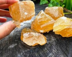 Citrine raw crystal 5 piece
