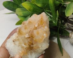 Citrine raw cluster natural citrine stone rough cluster 225gm