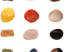 Reiki Healing Stone mix set of 12 stone healing stone ,