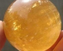 Citrine stone ball citrine crystal  sphere ball 100mm
