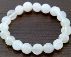 White agate bracelet 8mm white hakik bracelet white Aqeeq bracelet