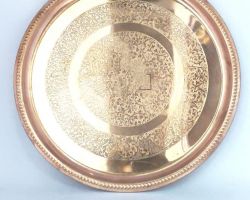 Copper plate dana itching design copper plate 12 inches