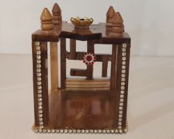 Mini choki temple for car desktop chouki temple for idol