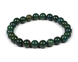 Bloodstone bracelet Natural bloodstone 8mm