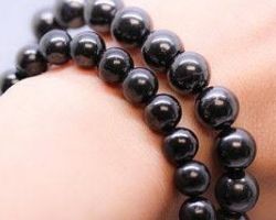 Shungite bracelet shungite stone bracelet 8mm