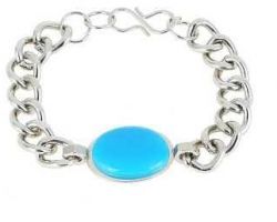 Turquoise silver bracelet Firoza Silver bracelet  firoja bracelet with silver chain salman khan bracelet