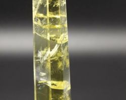 Citrine stone pencil citrine yellow quartz healing  pencil 3 inches