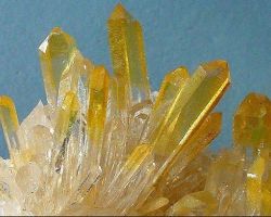 Citrine stone Cluster yellow citrine quartz raw cluster 325 gm