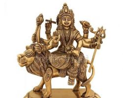 Brass durga idol brass durga murti 9 inches
