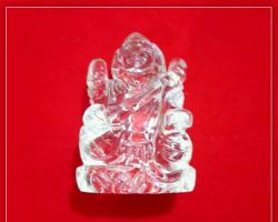 Sphatik saraswati idol Crystal saraswati idol lab cirtified  2.5 inches