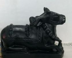Nandi statue black stone nandi vahan 3 inches