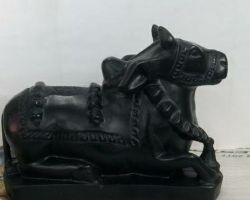 Nandi Statue Black stone Nandi vahan 3 inches