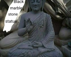 Buddha statue black stone gautam buddha statue buddha murti 18 inches