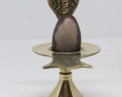 Narmdeshwar shivling with brass  stand