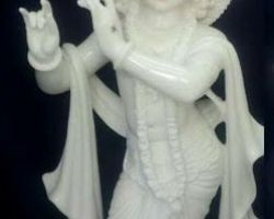 Krishna Marble idol Krishna Marble statue fine white marble murti white shiny