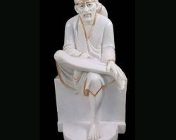 Sai Baba Marble stone statue sai baba marble murti  sai Baba Marble idol